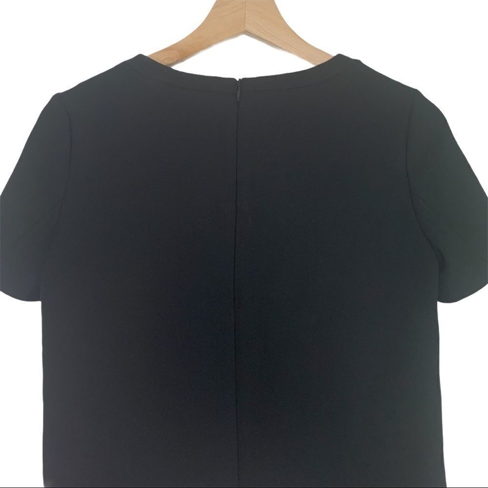 Massimo Dutti Scuba Like Structured Dress Top - Picture 5 of 6